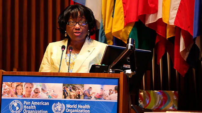 Carissa Etienne, directora OPS.