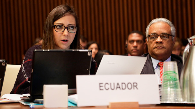 Vernica Espinosa, ministra de Salud de Ecuador.