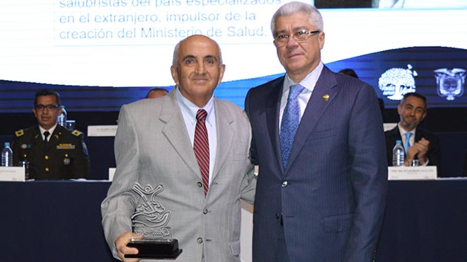 Pablo de La Torre, hijo de Jos Gmez de La Torre, y Eduardo Jurado, secretario general de la Presidencia.