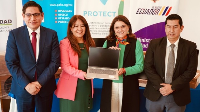 Representantes de OPS y el MSP.