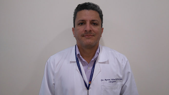 Byron Abad, Coordinador de Trasplante del HAGP.