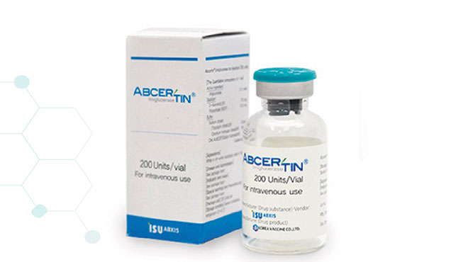 Abcertin (imiglucerasa) 200 U polvo para concentrado para solucin para perfusin.