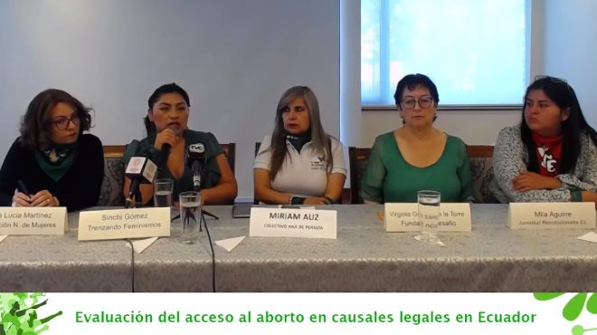 Rueda de prensa por el Da de Accin Global por el Aborto Legal, Seguro y Accesible.