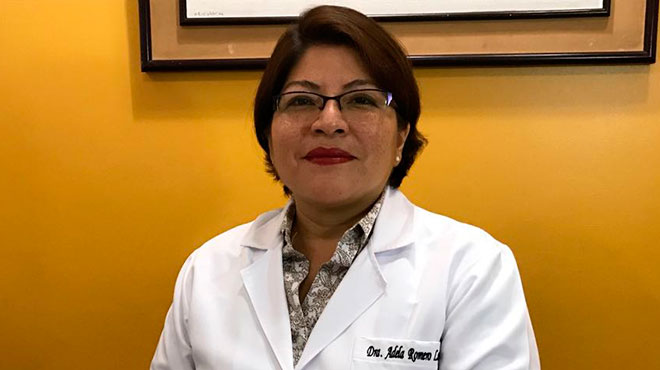Adela Romero, presidenta de la Sociedad Nacional de Neumologa del Ecuador