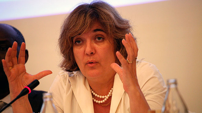Agnes Soucat, directora de la OMS para el gobierno y el financiamiento de los sistemas de salud.