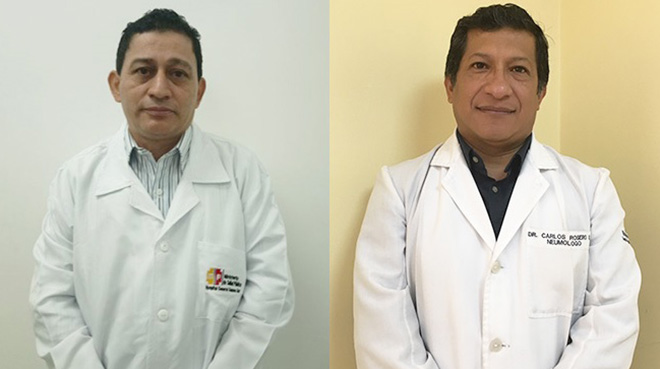 Darwin Aldas y Carlos Rosero.