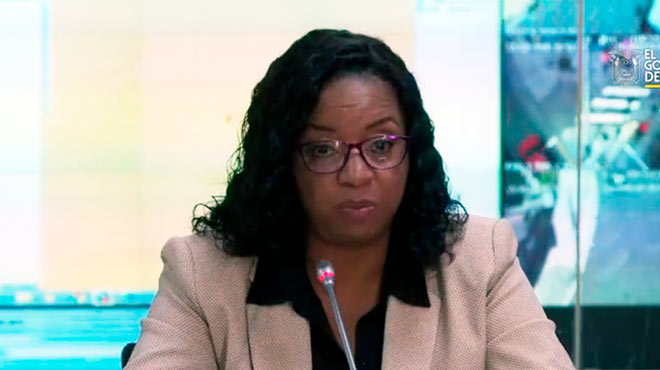 Alejandra Ocles, secretaria de Gestin de Riesgos.