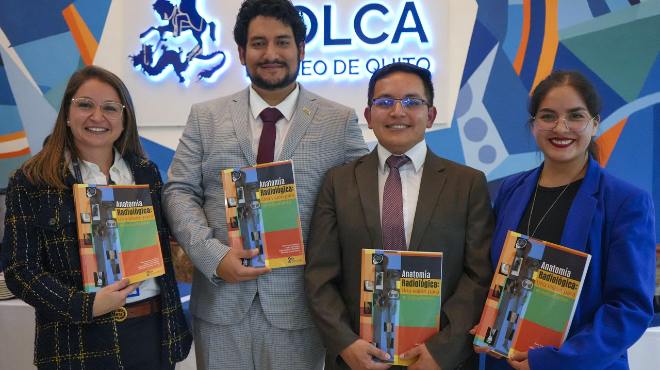 Presentaci�n del nuevo libro en SOLCA Quito.