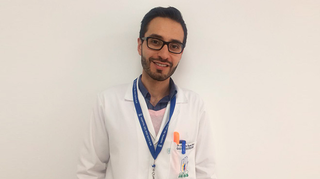 Andrs Reyes, coordinador de Gastroenterologa del Hospital IESS Quito Sur.