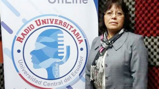 Beatriz Vargas, subdecana de la facultad de Ciencias Qumicas, UCE.