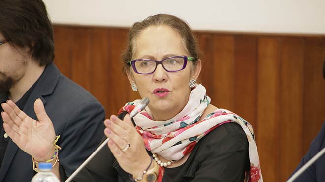 Berenice Cordero, ministra de Inclusin Econmica y Social.