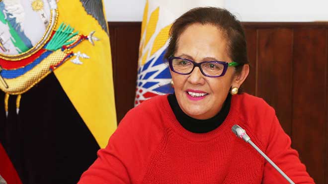 Berenice Cordero, ministra de Inclusin Econmica y Social.