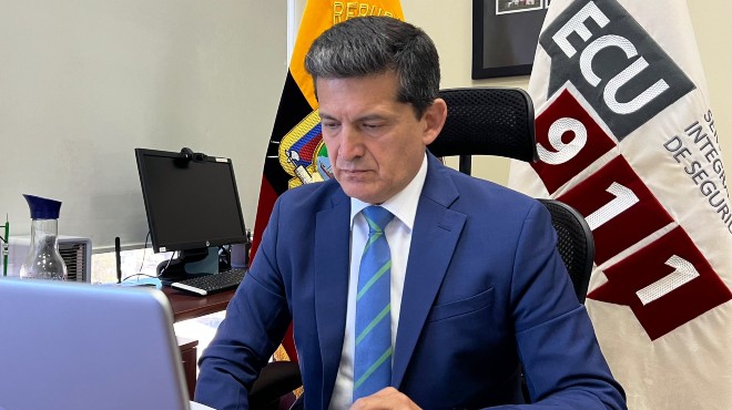 Bolvar Tello, director general del ECU911.