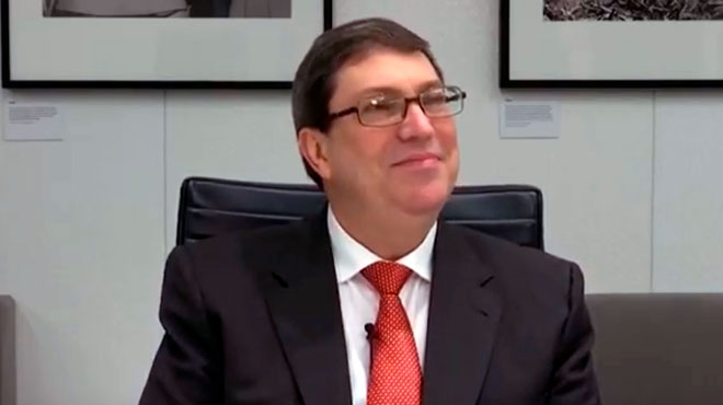 Bruno Rodrguez, canciller de Cuba.