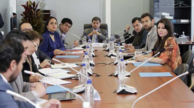 Miembros de la Comisin Permanente del Derecho a la Salud.