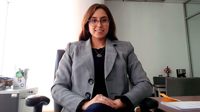 Katherine Simbaa Rivera, mdica investigadora.