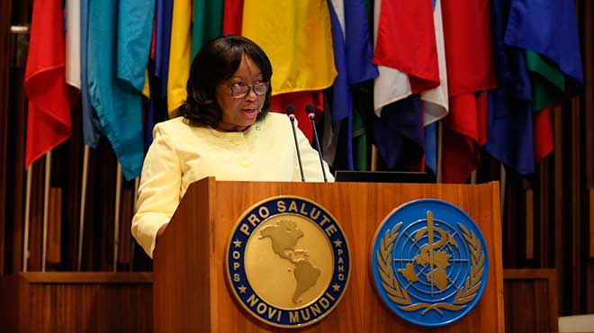 Carissa Etienne, directora de OPS.