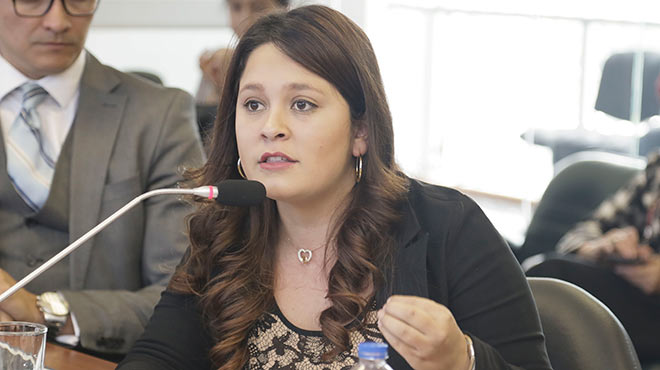 Catalina Espina, representantes de la SEMP.