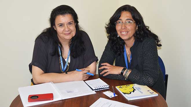 Vernica Egas y Tatiana Escobar, Centro de Psicologa Aplicada de la PUCE.