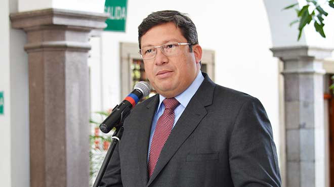 Csar Navas, ministro del Interior