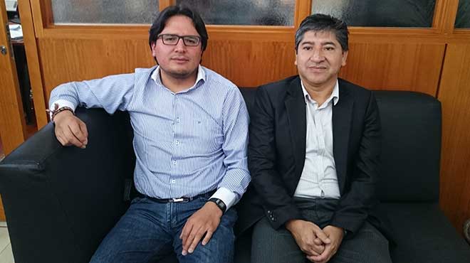 Claudio Lpez y William Ortiz, Facultad de Psicologa de la Universidad de Cuenca.