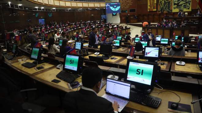 Votacin del Pleno de la Asamblea Nacional.