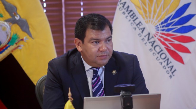 Cesar Litardo, presidente de la Asamblea.