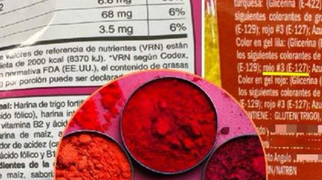 La FDA emiti una alerta sobre presuntos riesgos a la salud asociados con el uso del colorante FD&C Rojo No. 3, E-127 o eritrosina.
