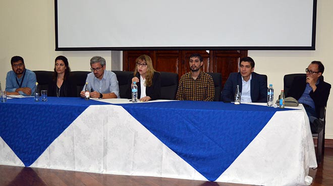 Carlos Erazo, Marisa Citarella, Juan Jos Romero, Jeannete Zurita, Pedro Guarderas, Alfredo Olmedo y Fausto Guerrero.