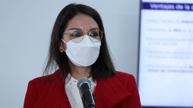 Ximena Garzn, ministra de Salud. 