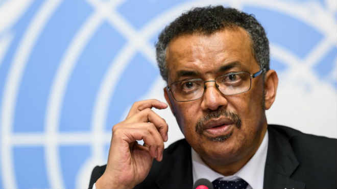 Tedros Adhanom, director de la OMS. 