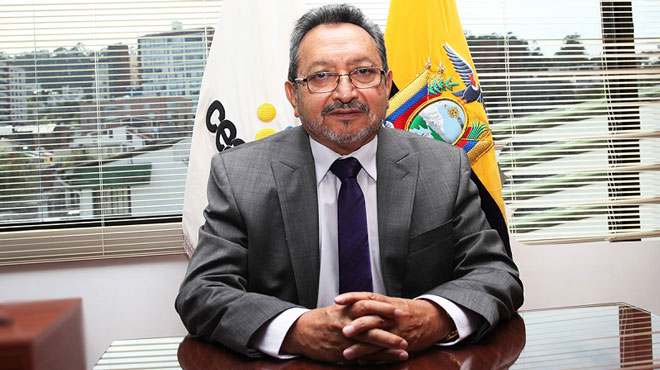 Gabriel Galarza, presidente del Ceaaces.