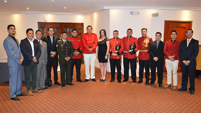 Instructores del programa PHTLS Ecuador que fueron reconocidos por su labor.