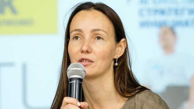 Ekaterina Berezi, cofundadora de ExoAtlet.