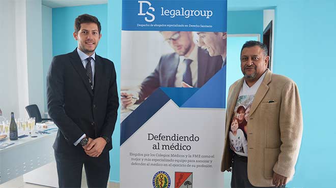 Daniel Soto, director de DS Legal Group Ecuador y Jos Eras, presidente de la FME.