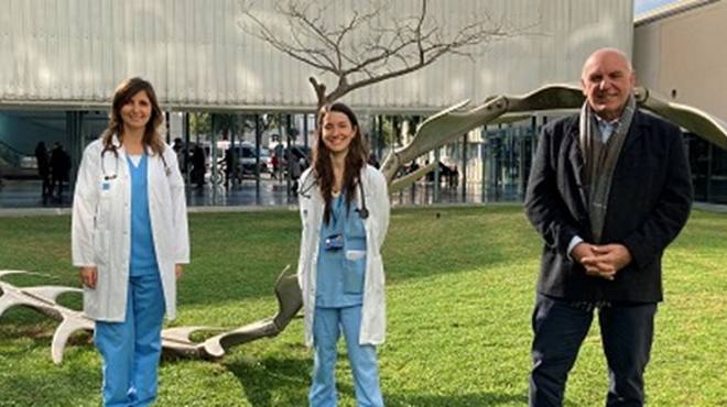 N�ria Ribas, Andrea Izquierdo y Jaume Marrugat.