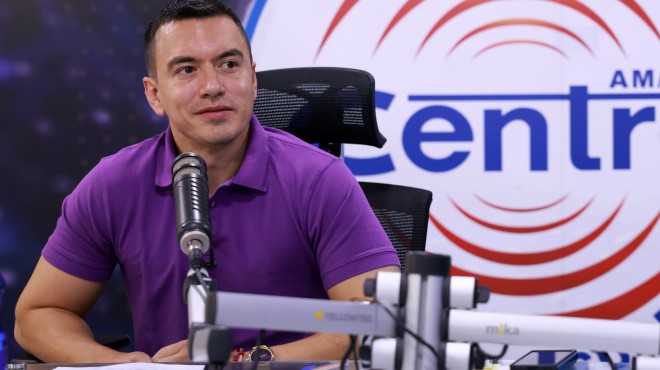 Presidente Daniel Noboa. 