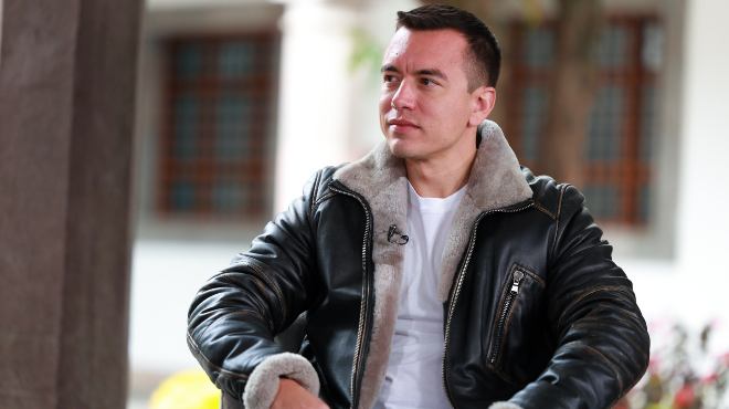 Daniel Noboa, presidente de la República.