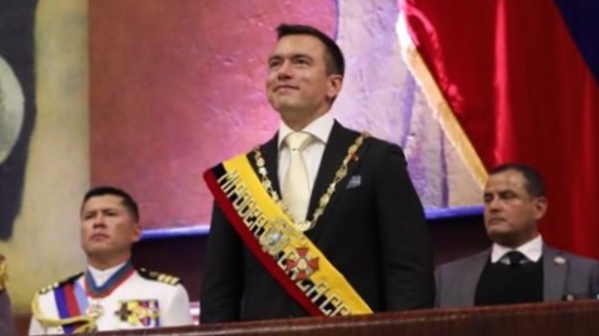 Presidente Daniel Noboa.