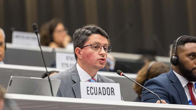 Bernardo Darquea, viceministro de Gobernanza.