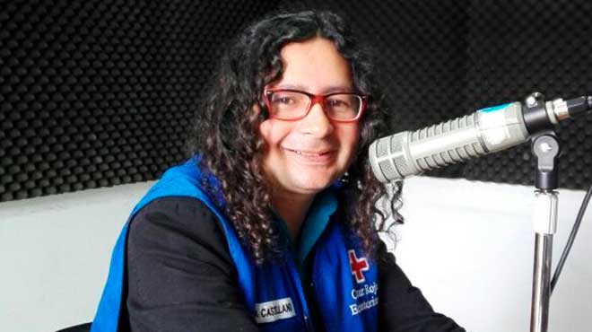 David Castellano, coordinador del Programa de Juventud de Cruz Roja Ecuatoriana