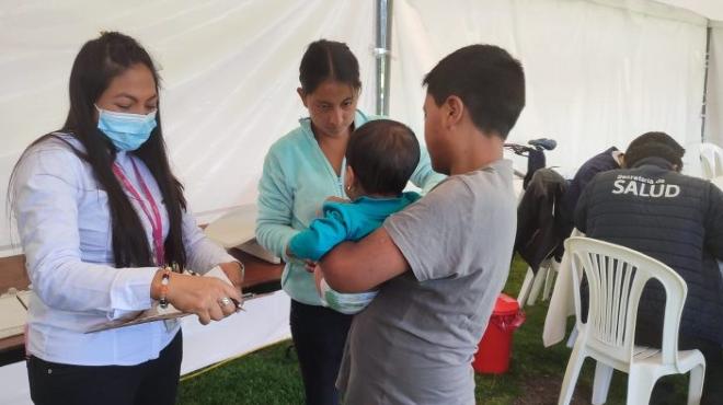 Feria en Quito.