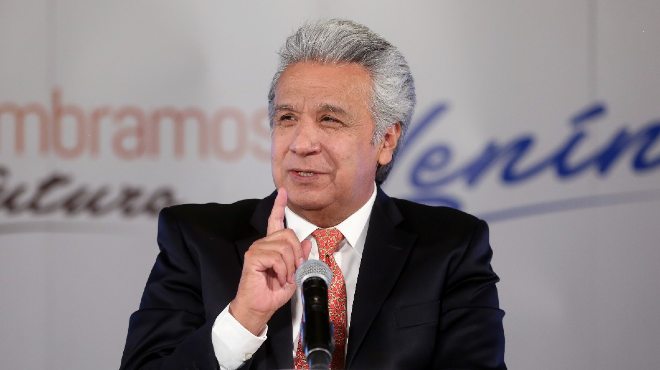 Lenn Moreno, presidente de la Repblica.