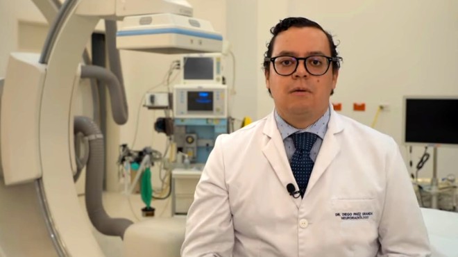 Diego P�ez Granda, neurorradi�logo intervencionista.