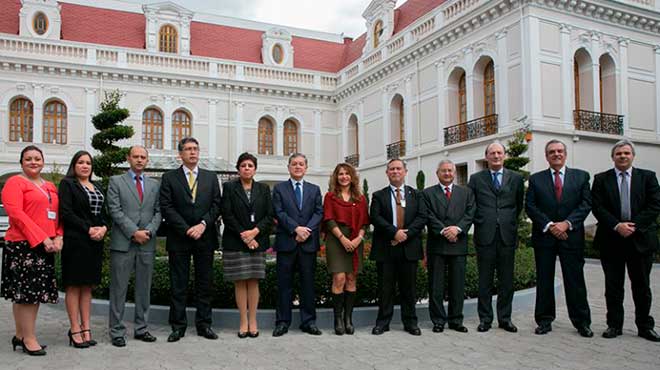 Representantes de pases que participaron en la reunin regional sobre ciudadanos venezolanos en las Amricas.