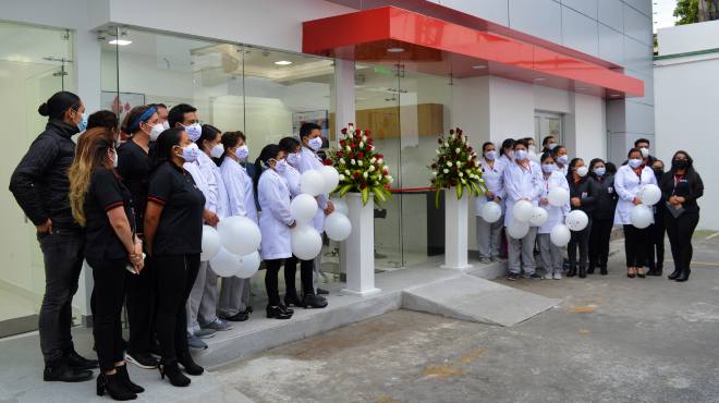 Este nuevo punto de donacin est ubicado al norte de Quito, en los Centros Mdicos Especializados de Cruz Roja Ecuatoriana.