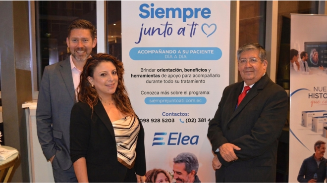 Eduardo Benítez, Joselyn Cevallos y Juan Carlos Arévalo.