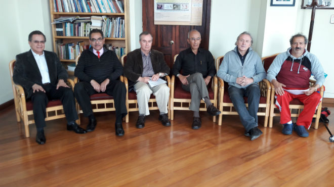 Milton Jijn, Juan Proao, Miguel ngel Martnez, Pedro Barreiro, Ricardo Torres y Jorge Rumazo.