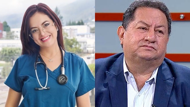 Gabriela Zambrano, especialista en Medicina Interna, y Washington Alemn, mdico clnico infectlogo.  