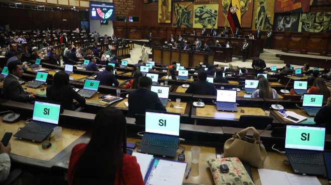 El Pleno de la Asamblea Nacional logr 82 votos.